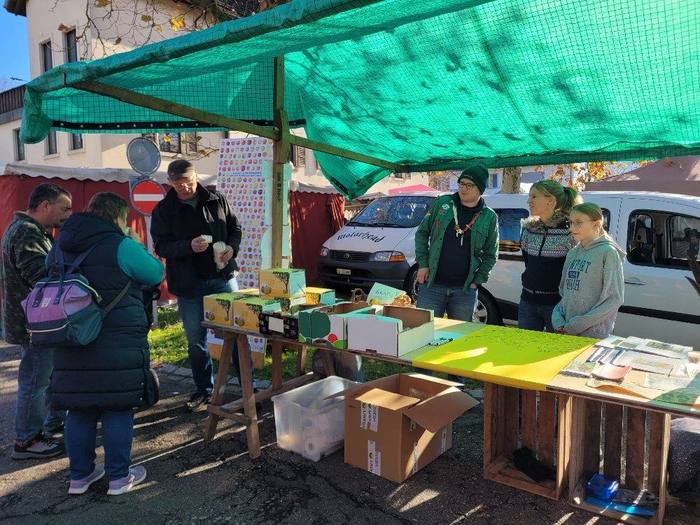 Informationsstand am Herbstmarkt Breitenbach